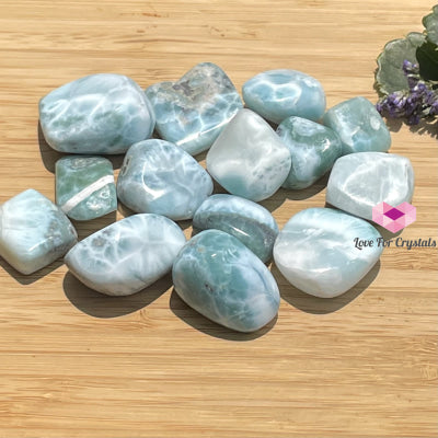 Larimar Tumbled (Aa) Dominican Republic Stones