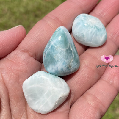 Larimar Tumbled (Aa) Dominican Republic Stones