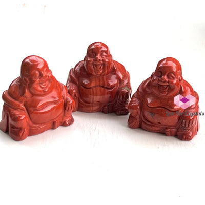 Laughing Buddha Crystal Carved 2 Carving