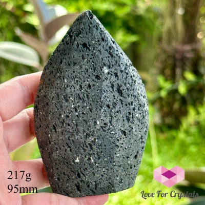 Lave Stone Flame (Mexico) 217G 95Mm Raw Crystals