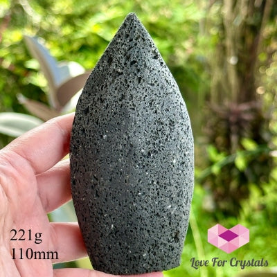 Lave Stone Flame (Mexico) 221G 110Mm Raw Crystals