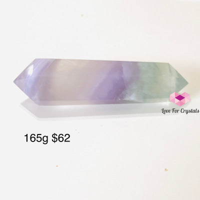 Lavender Fluorite Double Terminated Points (Yttrium) 165G 110Mm