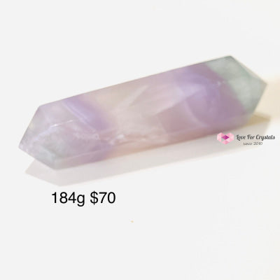 Lavender Fluorite Double Terminated Points (Yttrium) 184G 110Mm