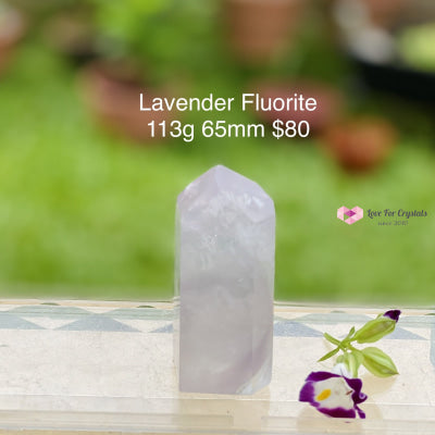 Lavender Fluorite Standing Point (Yttrium) Argentina (Rare!)