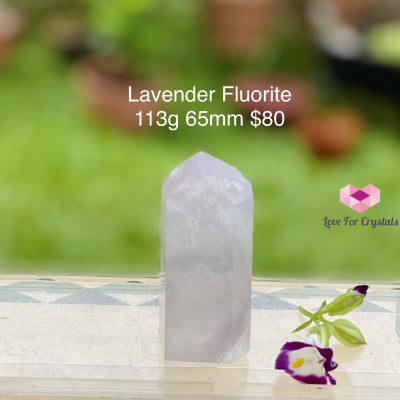 Lavender Fluorite Standing Point (Yttrium) Argentina (Rare!)