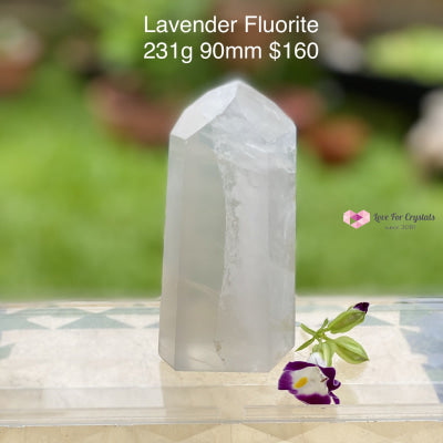 Lavender Fluorite Standing Point (Yttrium) Argentina (Rare!)
