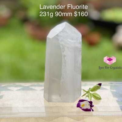 Lavender Fluorite Standing Point (Yttrium) Argentina (Rare!)