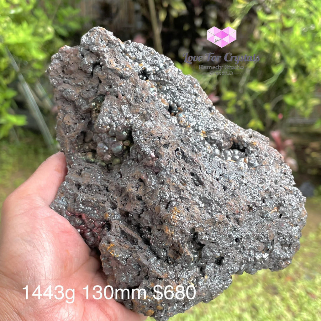 Leklai (Goethite Iridescent) Thailand (Aaa) 1443G 130Mm Raw Stones