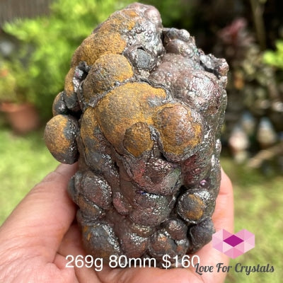Leklai (Goethite Iridescent) Thailand (Aaa) 269G 80Mm Raw Stones