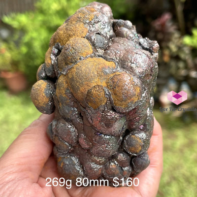 Leklai (Goethite Iridescent) Thailand (Aaa) 269G 80Mm Raw Stones