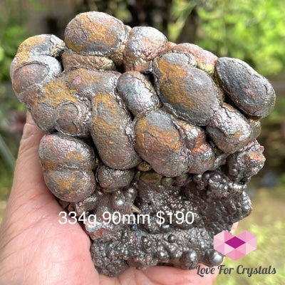 Leklai (Goethite Iridescent) Thailand (Aaa) 334G 90Mm Raw Stones