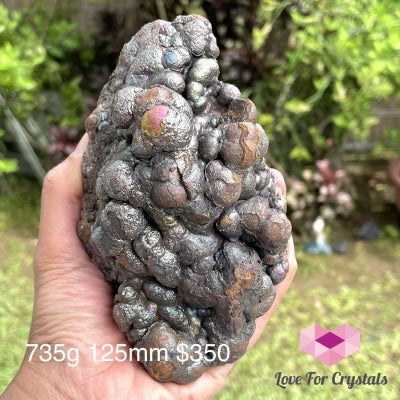 Leklai (Goethite Iridescent) Thailand (Aaa) 735G 125Mm Raw Stones