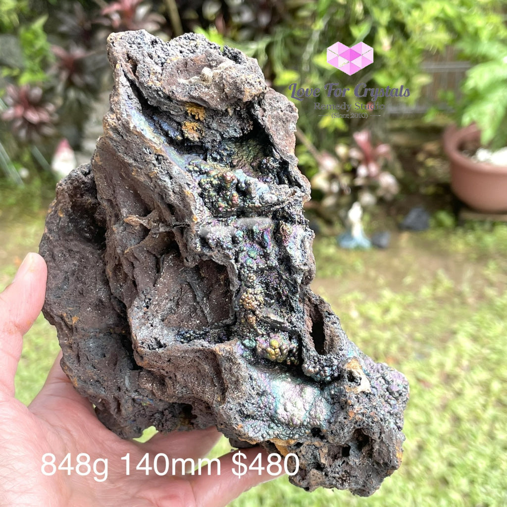Leklai (Goethite Iridescent) Thailand (Aaa) 848G 140Mm Raw Stones