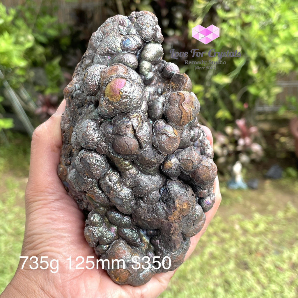 Leklai (Goethite Iridescent) Thailand (Aaa) 735G 125Mm Raw Stones