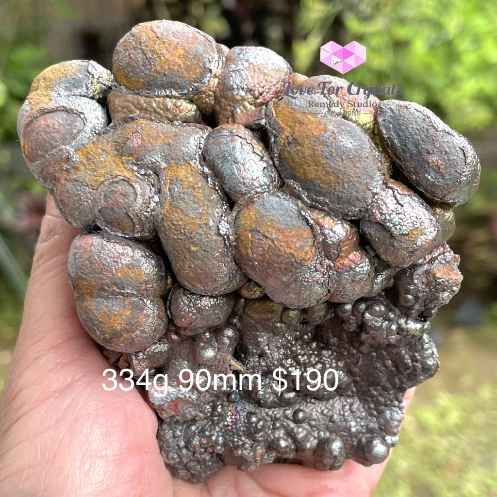 Leklai (Goethite Iridescent) Thailand (Aaa) 334G 90Mm Raw Stones
