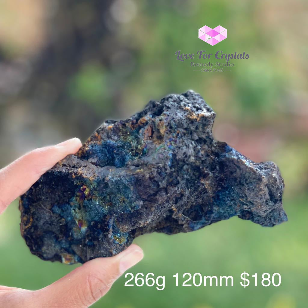 Leklai (Goethite Iridescent) Thailand (Aaa) 266G 120Mm Raw Stones