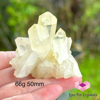 Lemon Quartz Cluster (Natural) Brazil 66G 50Mm Crystal