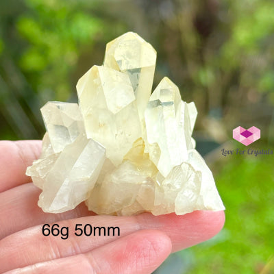 Lemon Quartz Cluster (Natural) Brazil 66G 50Mm Crystal