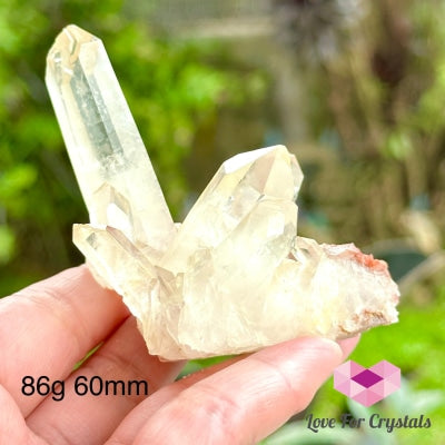 Lemon Quartz Cluster (Natural) Brazil 86G 60Mm Crystal