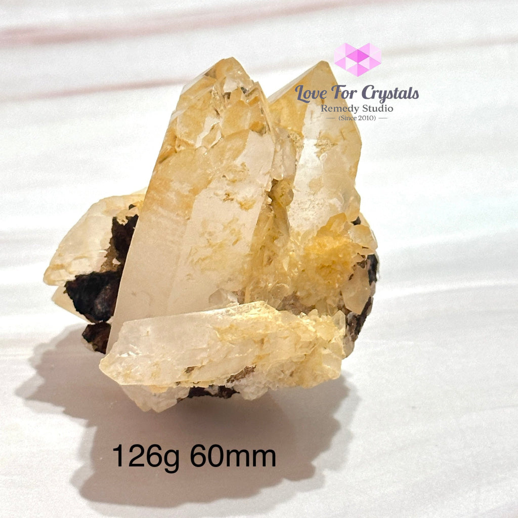 Lemon Quartz Cluster (Natural) Brazil Crystal