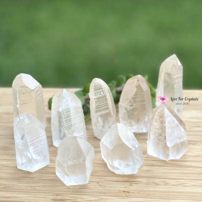 Lemurian Crystal (Semi-Polished Standing) Brazil Raw Stones