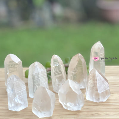 Lemurian Crystal (Semi-Polished Standing) Brazil Raw Stones