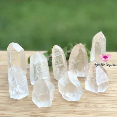 Lemurian Crystal (Semi-Polished Standing) Brazil Raw Stones