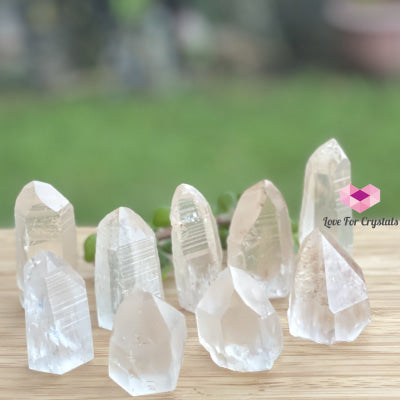 Lemurian Crystal (Semi-Polished Standing) Brazil Raw Stones