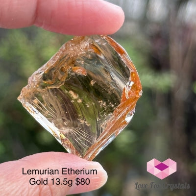 Lemurian Etherium Gold Andara Crystal (High Vortex Mount Shasta) 13.5G