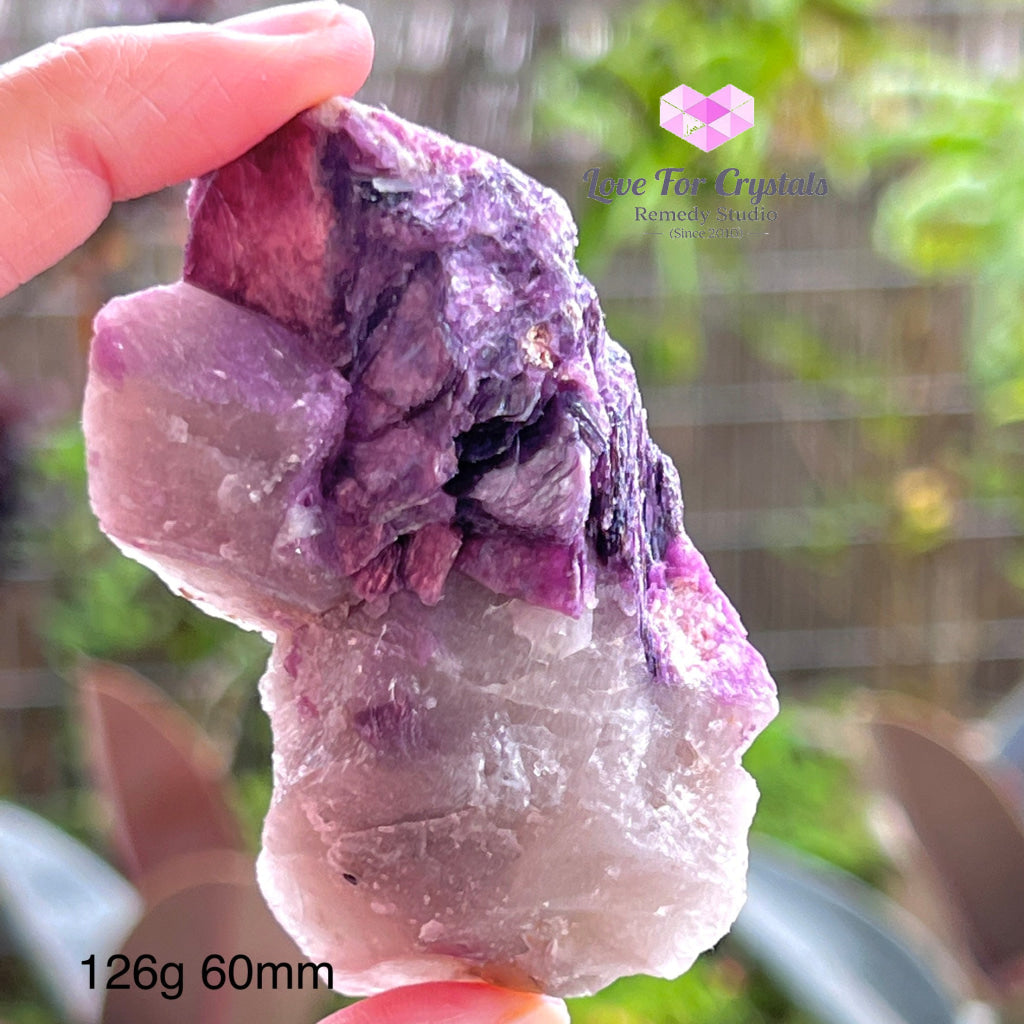 Lepidolite Clusters (Brazil) 126G 60Mm Raw Stones