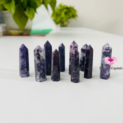 Lepidolite Mini Tower Points (40-50Mm) Brazil