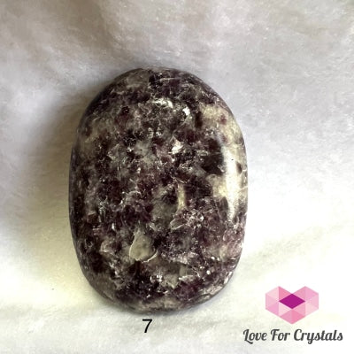 Lepidolite Palm Stones (Brazil) Aa Grade (60-70Mm) Photo 7 Polished Crystals