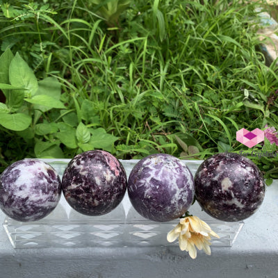 Lepidolite Sphere (Brazil) Rare!