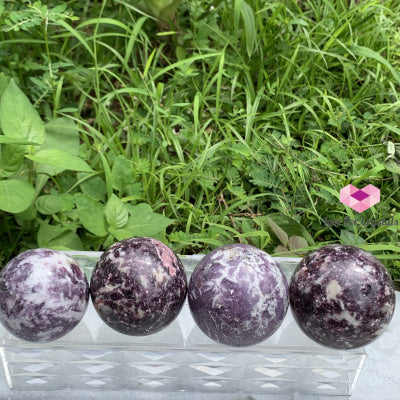 Lepidolite Sphere (Brazil) Rare!