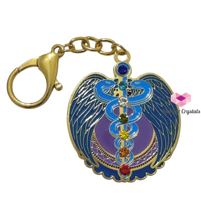 Life Force Amulet Keychain With 7 Chakra Jewels (to stay safe & healthy through the year) Fengshui 2025 Feng shui