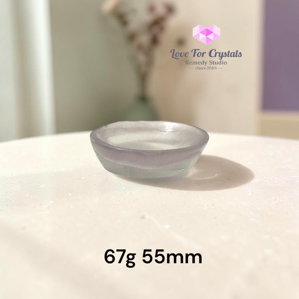Light Fluorite Mini Bowl (Flow in Life)55-60mm - 67g 55mm - Fluorite