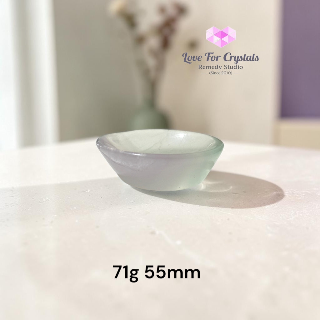 Light Fluorite Mini Bowl (Flow in Life)55-60mm - 71g 55mm - Fluorite