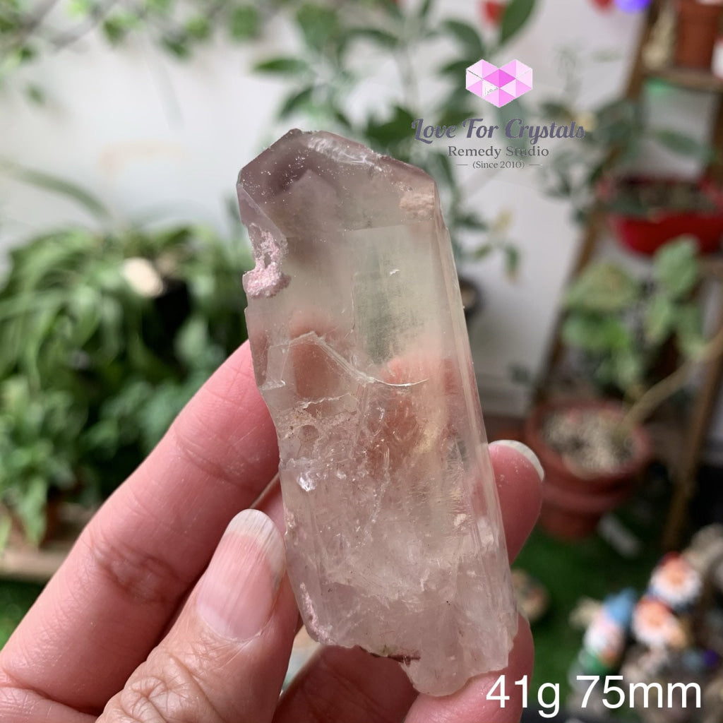 Lithium Citrine Points (Brazil) Natural Aaa (Very Rare) 41G 75Mm Point