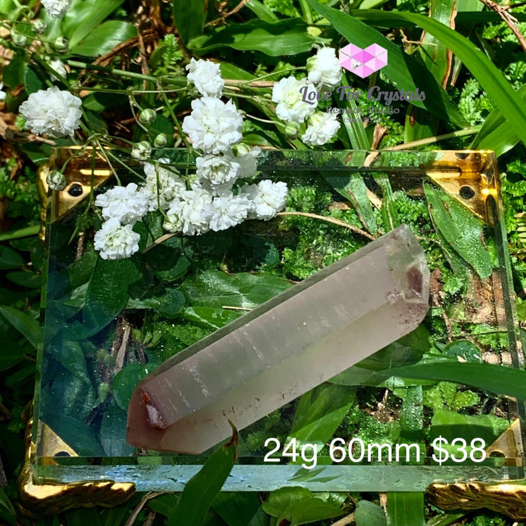 Lithium Lemurian Crystal Points (Aaa) Brazil 24G 60Mm Raw Stones