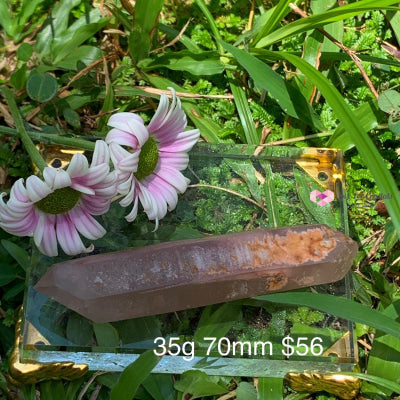 Lithium Lemurian Crystal Points (Aaa) Brazil 35G 70Mm Raw Stones