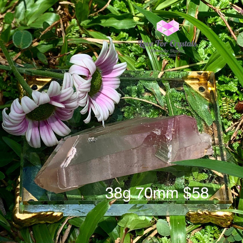 Lithium Lemurian Crystal Points (Aaa) Brazil 38G 70Mm Raw Stones