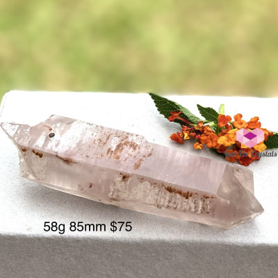 Lithium Lemurian Quartz (Rare) Brazil 58G 85Mm Point