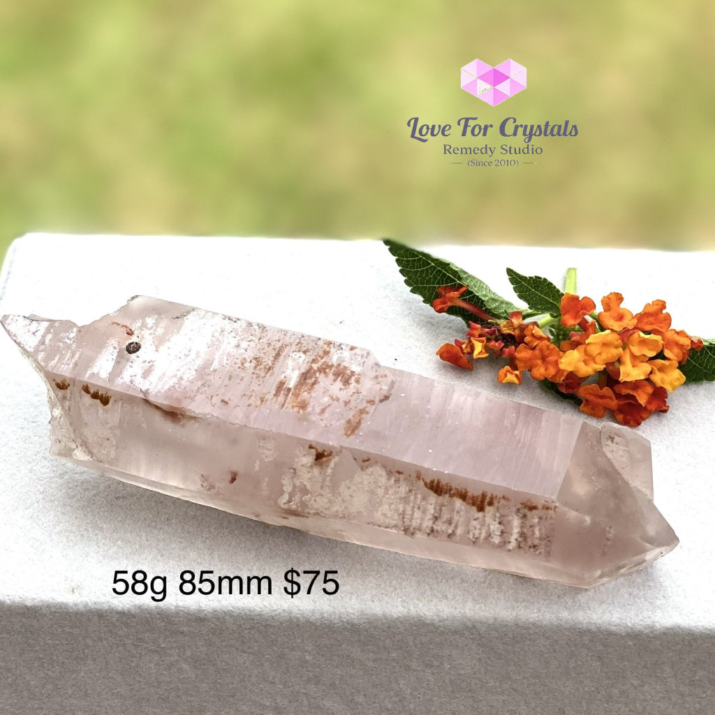 Lithium Lemurian Quartz (Rare) Brazil 58G 85Mm Point