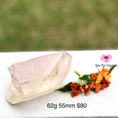 Lithium Lemurian Quartz (Rare) Brazil 62G 55Mm Point