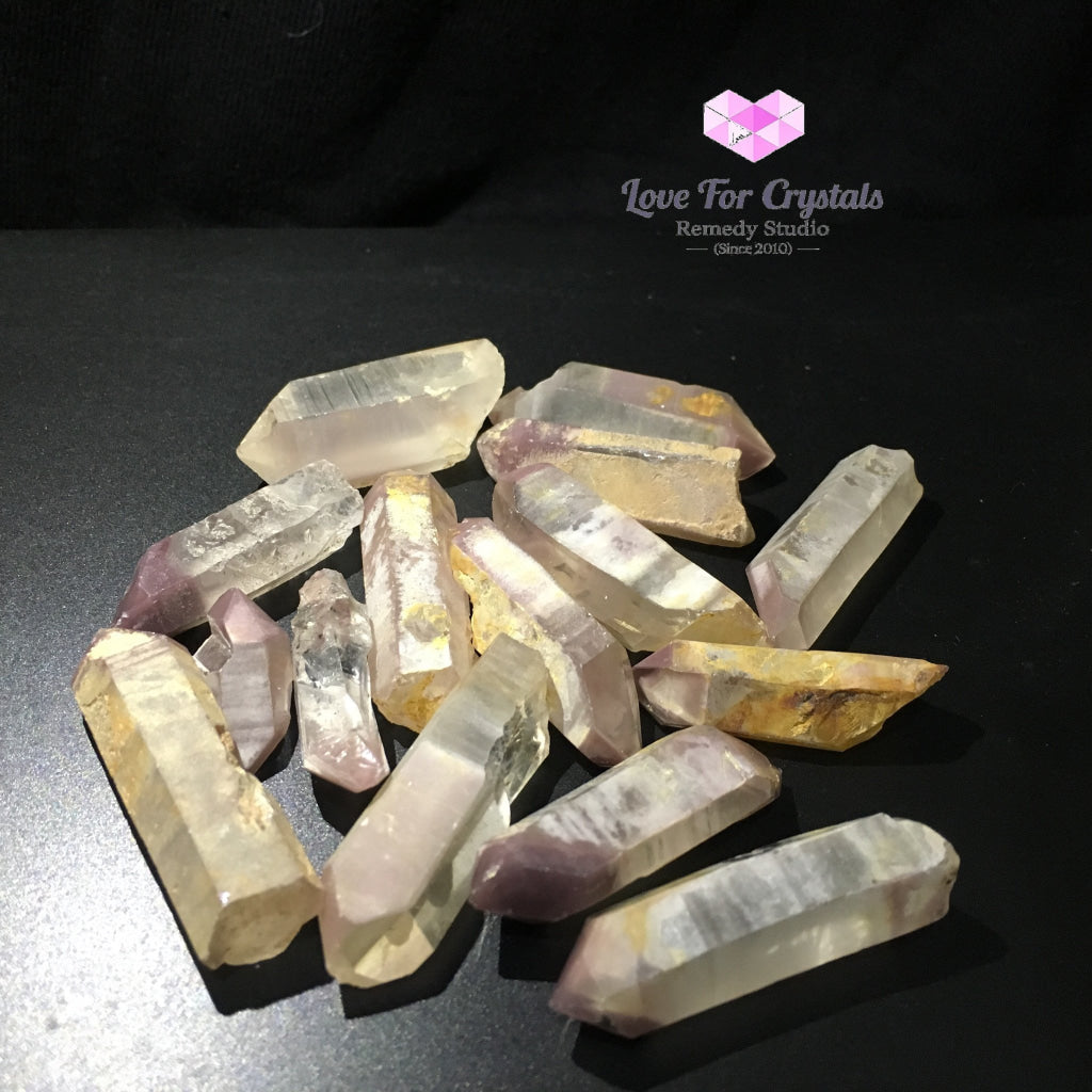 Lithium Quartz Point (Brazil) Pack Of 2 Raw Stones