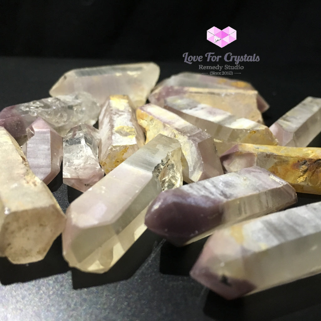 Lithium Quartz Point (Brazil) Pack Of 2 Raw Stones