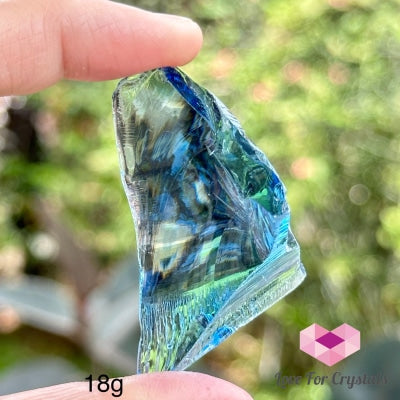 Lord Shiva Sapphire Andara Crystal (High Vortex Mount Shasta) 18G