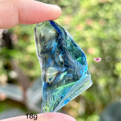 Lord Shiva Sapphire Andara Crystal (High Vortex Mount Shasta) 18G
