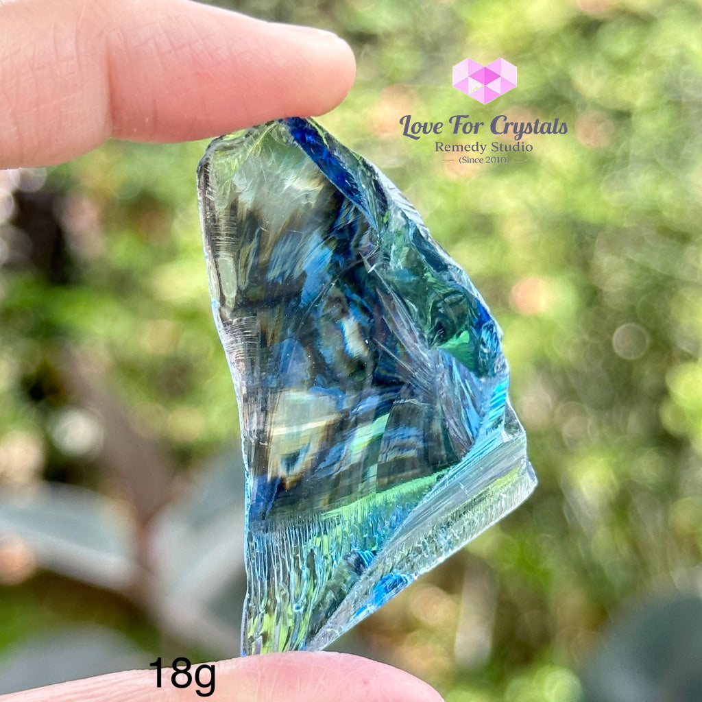 Lord Shiva Sapphire Andara Crystal (High Vortex Mount Shasta) 18G