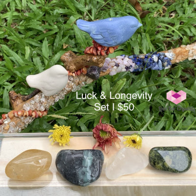 Luck And Longevity Crystal Set I (4 Stones) Sets